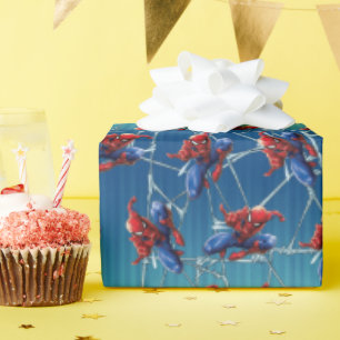 Spider-Man Web-Shooting Leap Wrapping Paper