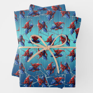Spider-Man   Web-Shooting Leap Wrapping Paper Sheets