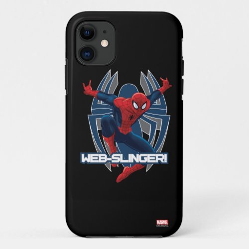 Spider_Man Web_Slinger Graphic iPhone 11 Case