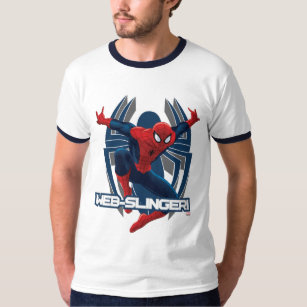 Men's Spider Man Logo T-Shirts | Zazzle