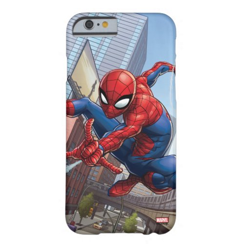 Spider_Man Web Slinging By Train Barely There iPhone 6 Case