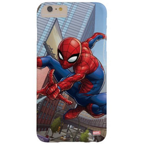 Spider_Man Web Slinging By Train Barely There iPhone 6 Plus Case