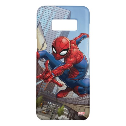 Spider_Man Web Slinging By Train Case_Mate Samsung Galaxy S8 Case