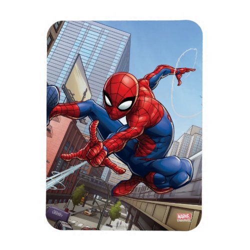 Spider_Man Web Slinging By Train Magnet
