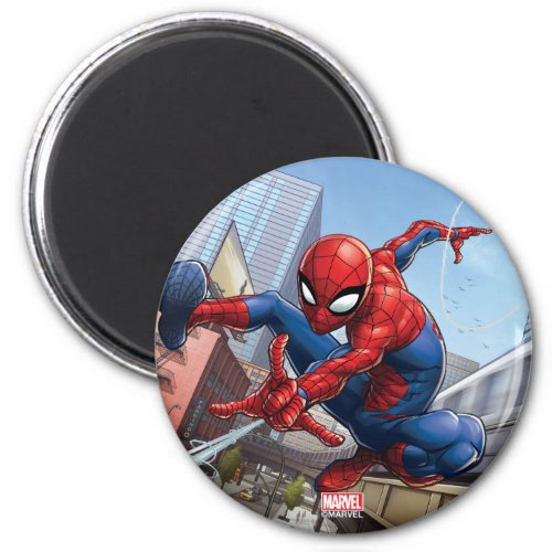 Spider_Man Web Slinging By Train Magnet