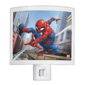 Spider-Man Web Slinging By Train Night Light (Front)