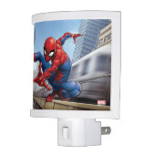 Spider-Man Web Slinging By Train Night Light (Left)