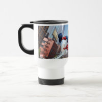 Spider-Man Web Slinging By Train Mug, Zazzle