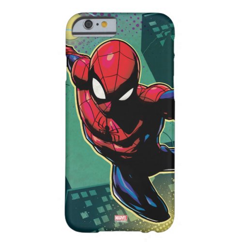 Spider_Man Web Slinging From Above Barely There iPhone 6 Case