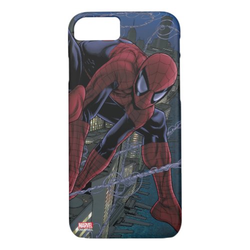 Spider_Man Web Slinging From Daily Bugle iPhone 87 Case