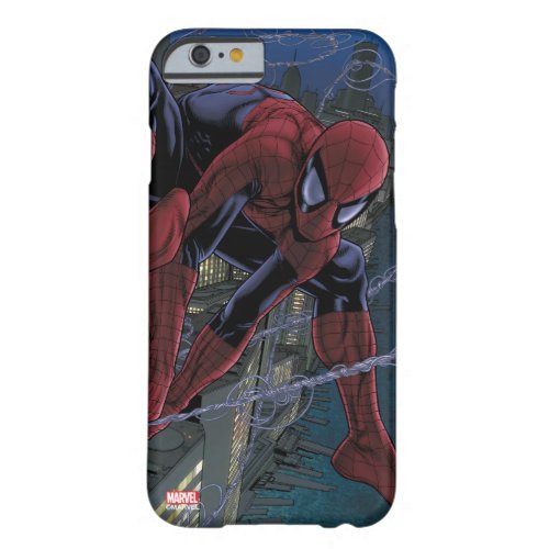 Spider_Man Web Slinging From Daily Bugle Barely There iPhone 6 Case