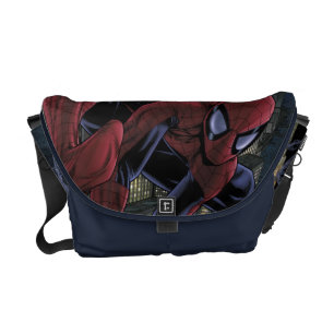 Spider-Man Web Slinging From Daily Bugle Messenger Bag