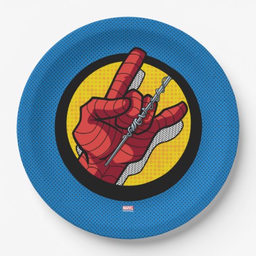 Spider_Man Web Slinging Hand Icon 2 Paper Plates