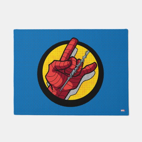 Spider_Man Web Slinging Hand Icon Doormat