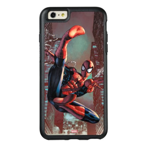 Spider_Man Web Slinging In City Marker Drawing OtterBox iPhone 66s Plus Case