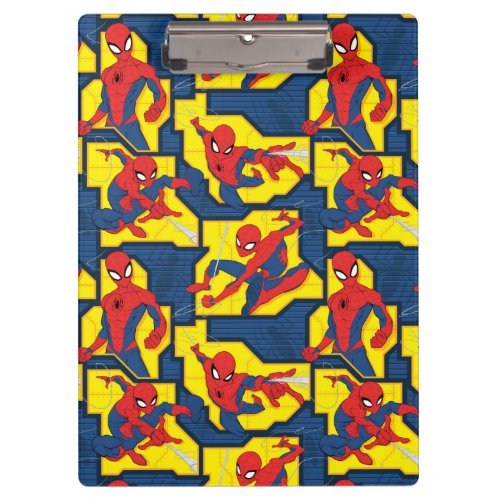 Spider_Man Web Slinging Panel Pattern Clipboard