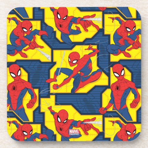 Spider_Man Web Slinging Panel Pattern Coaster