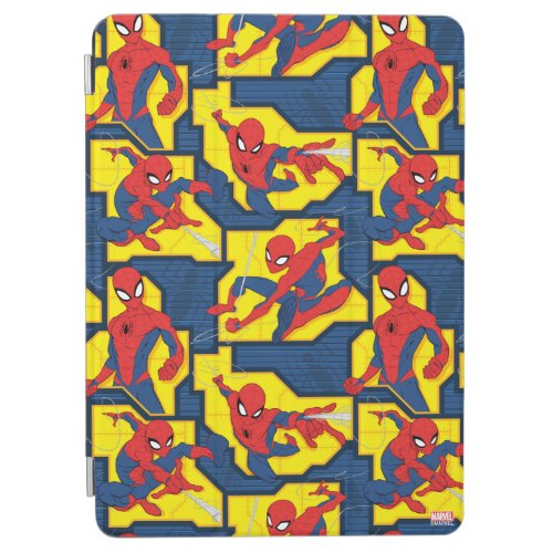 Spider_Man Web Slinging Panel Pattern iPad Air Cover