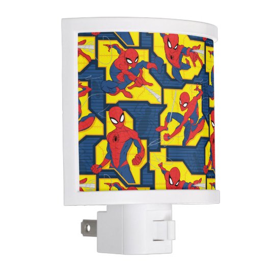 Spider-Man Web Slinging Panel Pattern Night Light (Right)