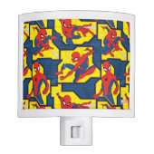 Spider-Man Web Slinging Panel Pattern Night Light (Front)
