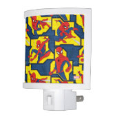 Spider-Man Web Slinging Panel Pattern Night Light (Left)