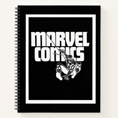Spider_Man Web Swinging Marvel Comics Graphic Notebook