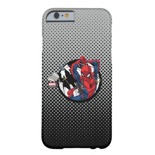 Spider_Man  Web_Swinging With Backpack Barely There iPhone 6 Case