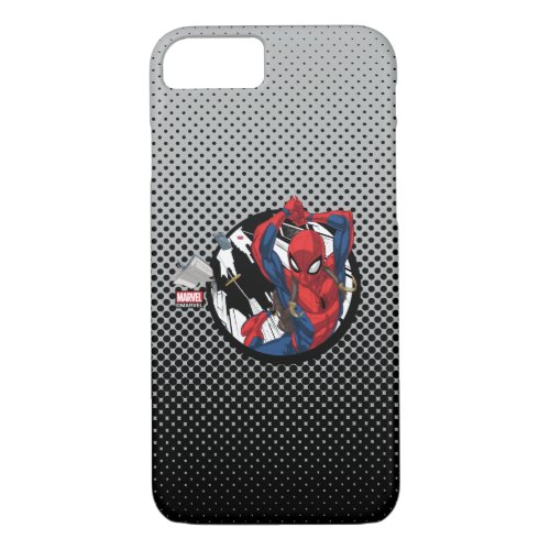 Spider_Man  Web_Swinging With Backpack iPhone 87 Case