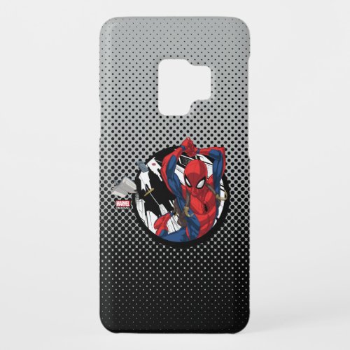 Spider_Man  Web_Swinging With Backpack Case_Mate Samsung Galaxy S9 Case