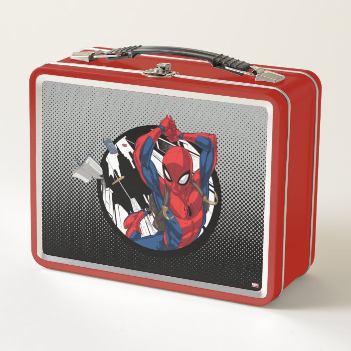 spiderman backpack with lunch box