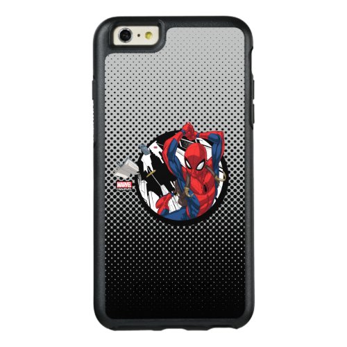 Spider_Man  Web_Swinging With Backpack OtterBox iPhone 66s Plus Case