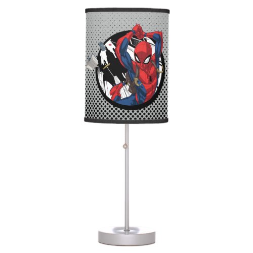 Spider_Man  Web_Swinging With Backpack Table Lamp