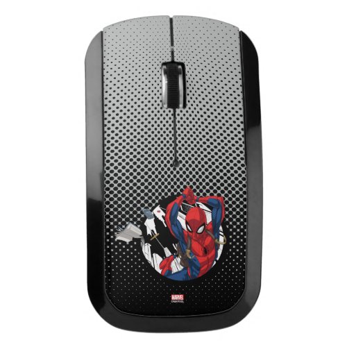 Spider_Man  Web_Swinging With Backpack Wireless Mouse