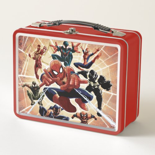 Spider_Man Web Warriors Attack Metal Lunch Box