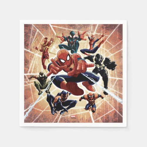 Spider_Man Web Warriors Attack Napkins