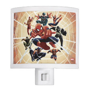 Spider-Man Web Warriors Attack Night Light