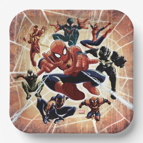 Spider_Man Web Warriors Attack Paper Plates