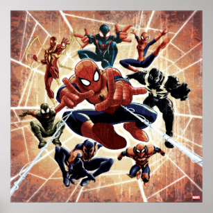 Spider-Man Web Warriors Attack Poster