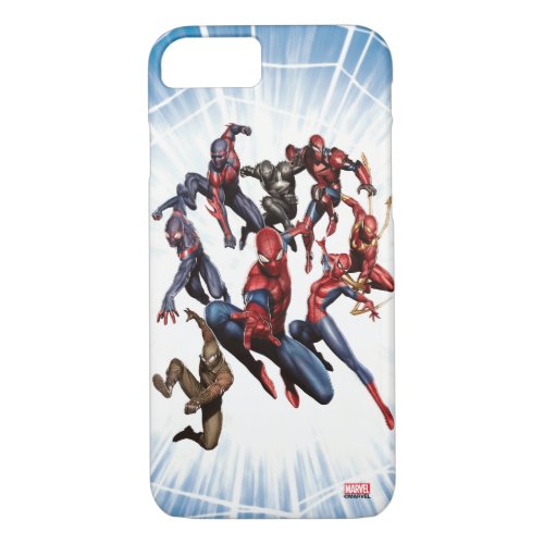 Spider_Man Web Warriors Gallery Art iPhone 87 Case