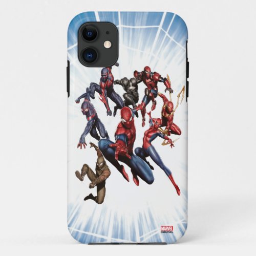 Spider_Man Web Warriors Gallery Art iPhone 11 Case