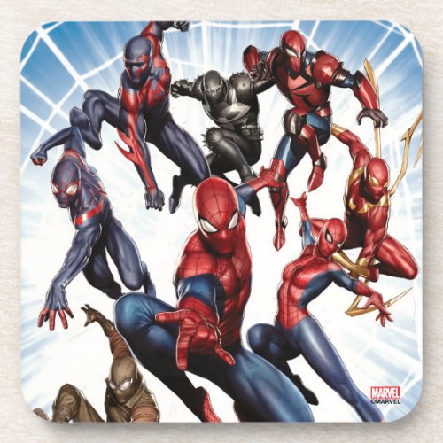 Spider_Man Web Warriors Gallery Art Drink Coaster