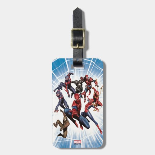Spider_Man Web Warriors Gallery Art Luggage Tag