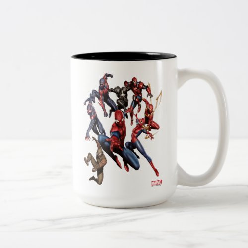 Spider_Man Web Warriors Gallery Art Two_Tone Coffee Mug