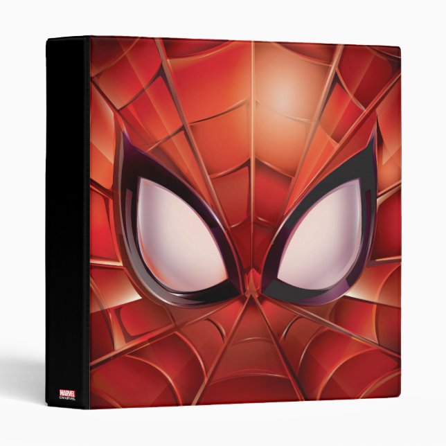 Spider-Man Webbed Mask Binder (Front/Spine)