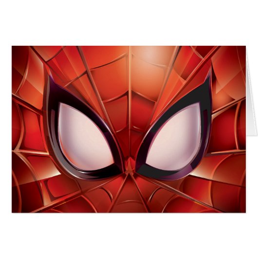 Spider-Man Webbed Mask Cards (Front Horizontal)