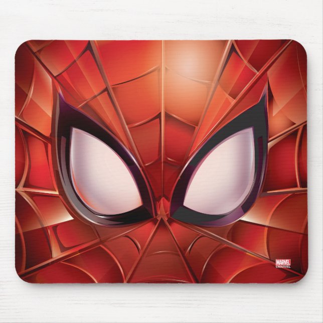 Spider-Man Webbed Mask Mouse Pad (Front)