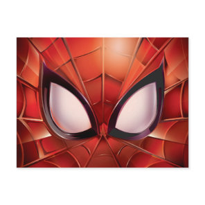Spider-Man Webbed Mask Postcard