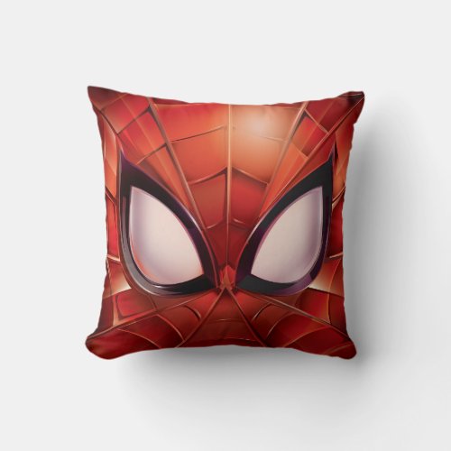 Spider_Man Webbed Mask Throw Pillow
