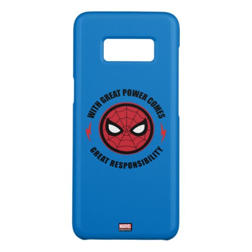 Spider_Man  With Great Power Icon Badge Case_Mate Samsung Galaxy S8 Case