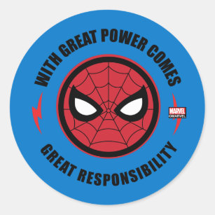 Laser Engraved Tumbler Spiderman WIth great power comes great responsibility 